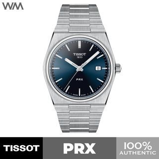 Tissot PRX Tonneau Stainless Steel Blue Dial Quartz Watch T137.410.11.041.00