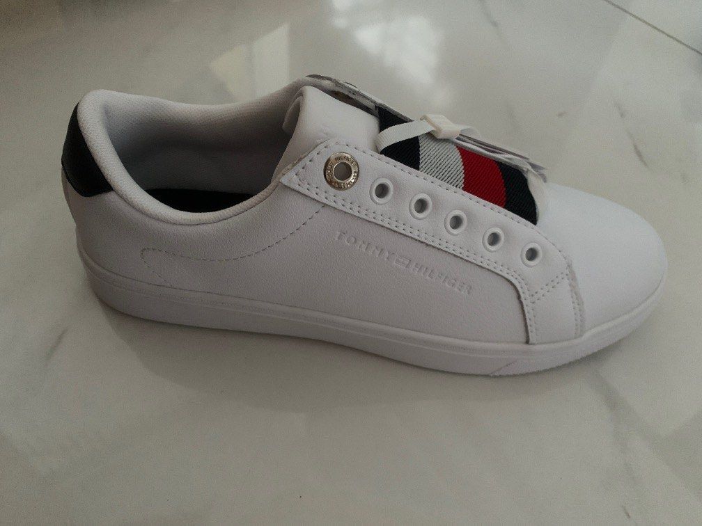 Tommy hilfiger slip outlet on logo trainers