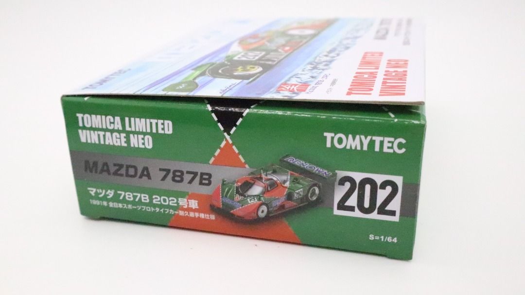TOMYTEC MAZDA 787B 202号車 1991年 1/64 Tomica Limited Vintage Neo Mazda 787B No.202 – Mobile Garage HK