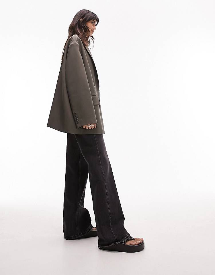 Relaxed coat topshop shop