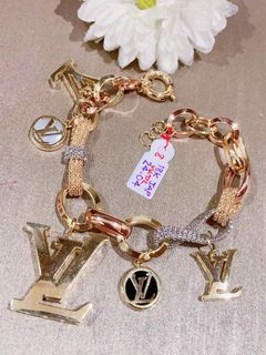 Shopzurella - LV charm bracelets available in gold and