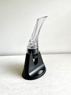 Trudeau Aroma Aerating Pourer with Stand Red Wine Liquor Bottle Aerator Spout Wine Aerator with Stand 