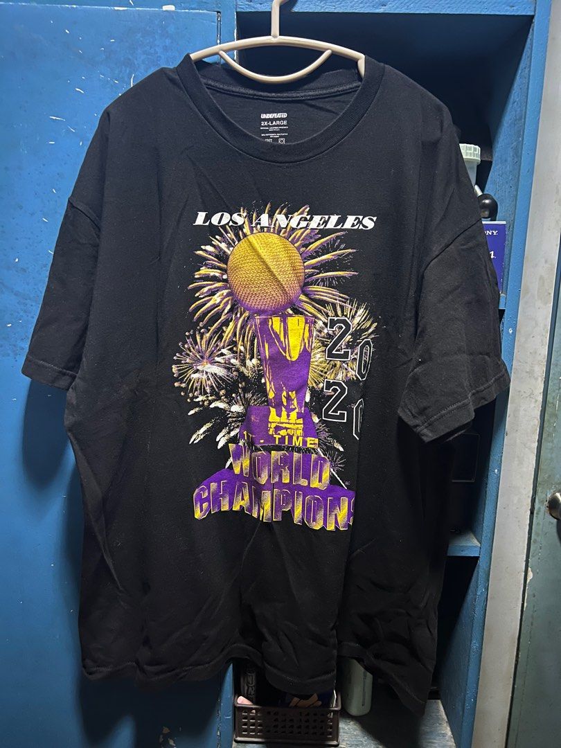 Undefeated x Los Angeles Lakers 2020 NBA Champions T-Shirt Large