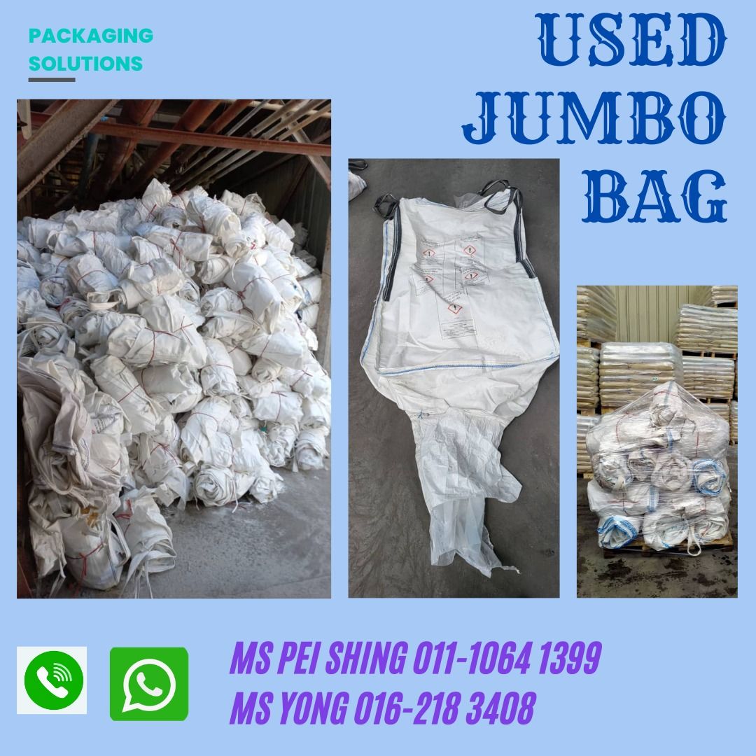 USED JUMBO BAG, Furniture & Home Living, Cleaning & Homecare Supplies