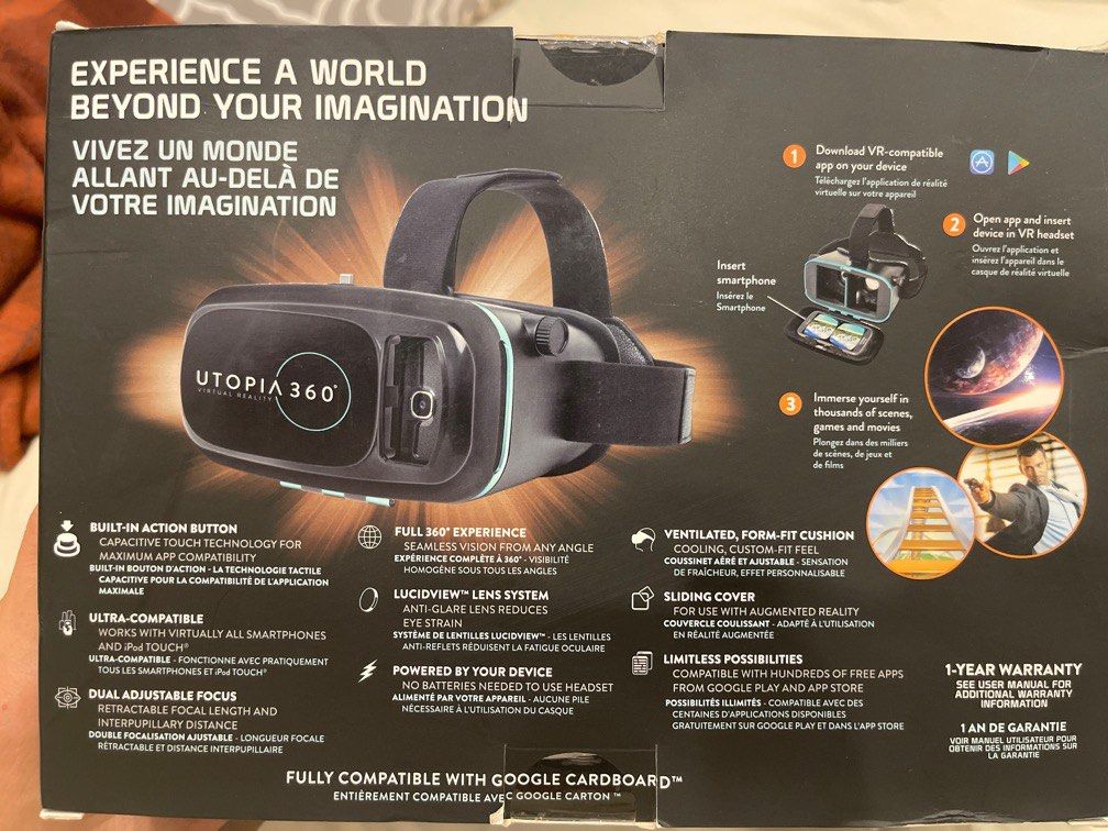 Utopia 360 3D VR Headset