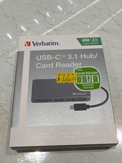 Verbatim Type-C 3.1 Hub / Card Reader