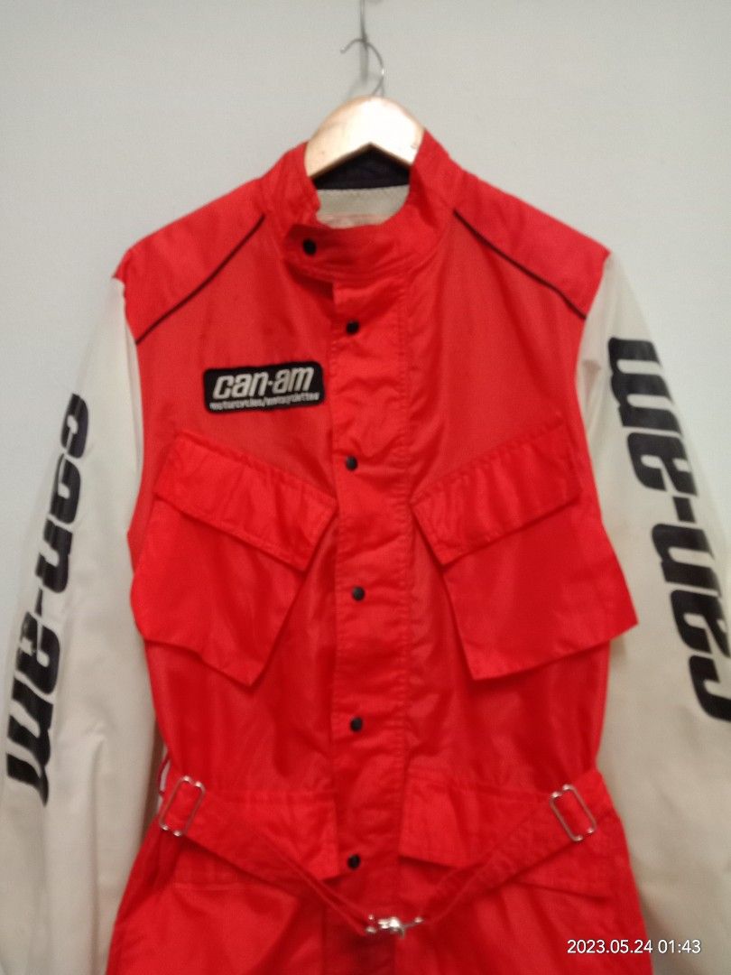 Vintage 70s Can am Winning Gear Motocross Jacket Men s Fashion