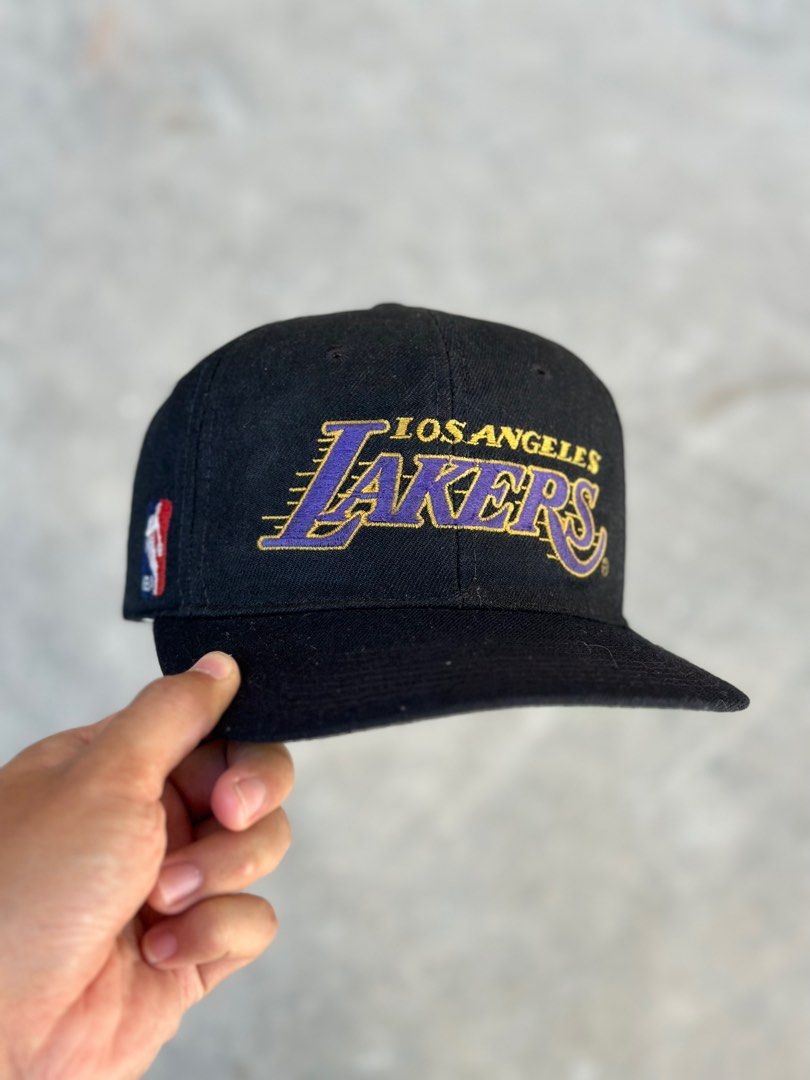 LA Lakers Hat (VTG) - Wool Script by Starter and 50 similar items