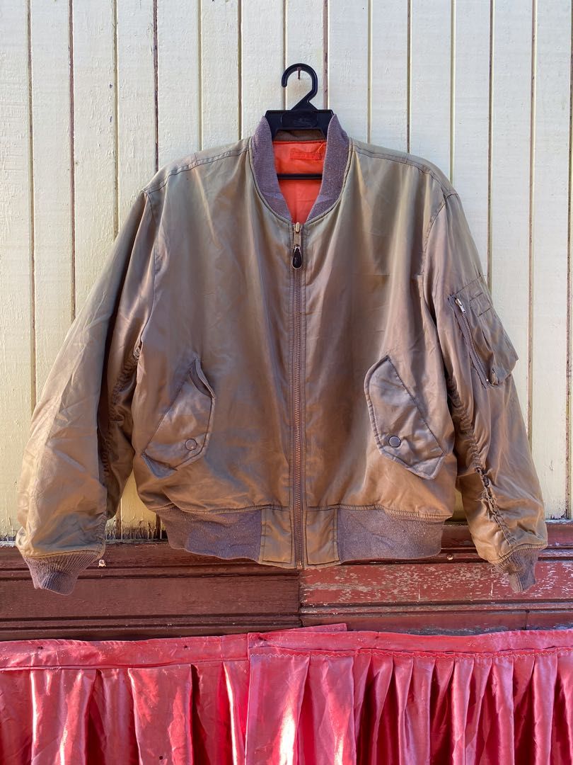 Vintage Us Army Bomber Jacket, Men's Fashion, Coats, Jackets and Outerwear on Carousell