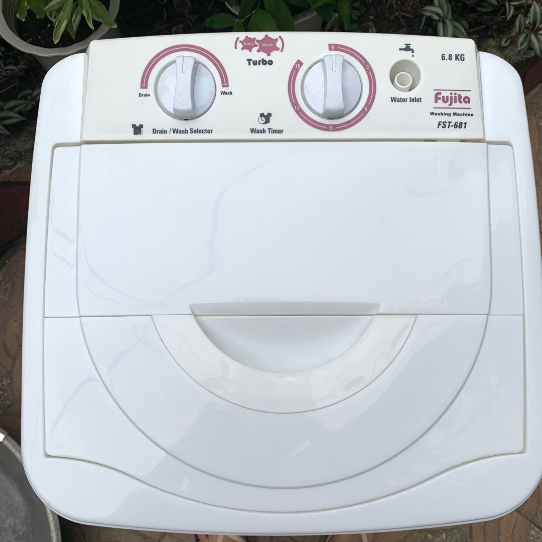 Washing Machine Single Tub Easy Wash Turbo 6.8 kg Capacity, TV & Home