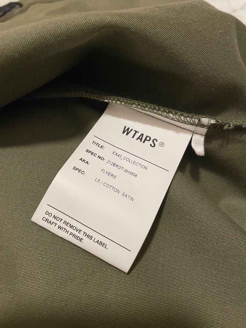 WTAPS 21AW FLYERS/OLIVE DRAB/Size 1, 男裝, 外套及戶外衣服- Carousell