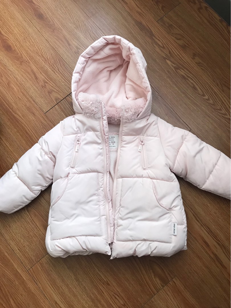 Zara baby girl winter jacket hot sale