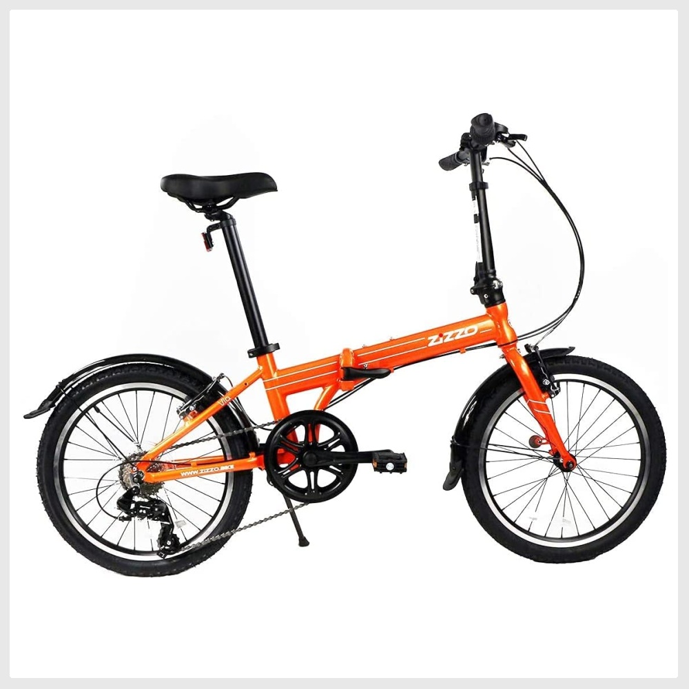 Zizzo Via 20 Folding Bike Lightweight Aluminum Frame Genuine Shimano 7 Speed 26lb Sports Equipment Bicycles Parts Bicycles on Carousell