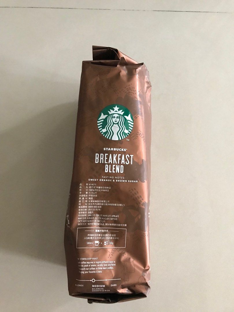 好市多星巴克早餐綜合咖啡豆/1.13kg/2023/10/19黃金烘焙豆/2023/10/21, 哩哩扣扣, 其他在旋轉拍賣