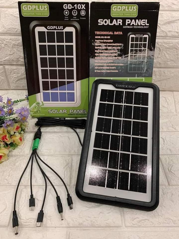 ₱149 small GD-10X Solar Panel Charger for Universal Cellphone (Category: Chargers & Cables) located in Makati City. Submitted by vsharon362 (Listing ID 1233574580, Image 2). Description: ₱149 small GD-10X Solar Panel Charger for Universal Cellphone Cash on delivery via Lalamove/Grab/TikTok/Borzo Pick up Manila textile Soler st manila.