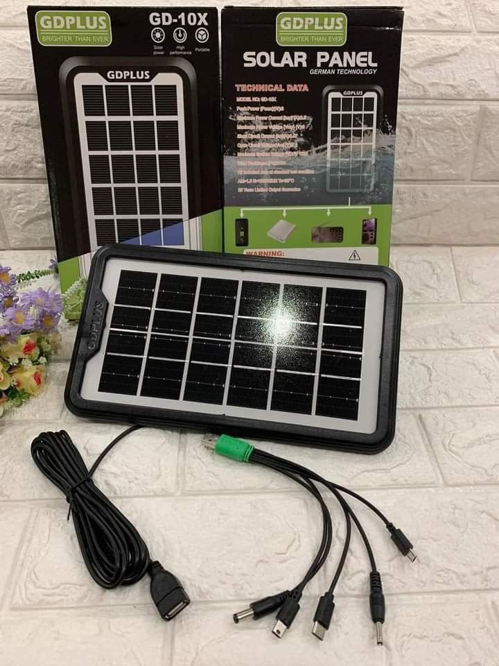 ₱149 small GD-10X Solar Panel Charger for Universal Cellphone (Category: Chargers & Cables) located in Makati City. Submitted by vsharon362 (Listing ID 1233574580, Image 1). Description: ₱149 small GD-10X Solar Panel Charger for Universal Cellphone Cash on delivery via Lalamove/Grab/TikTok/Borzo Pick up Manila textile Soler st manila.