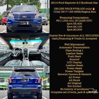 2014 Ford Explorer 2.0 Ecoboost Auto