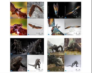 [預訂2023年9月]  (EBG0074) EXQUISITE BASIC none scale Rodan (EBG0075) EXQUISITE BASIC none scale Mothra (EBG0076) EXQUISITE BASIC non-scale Godzilla (EBK0142) EXQUISITE BASIC Skull Island Skullcrawler