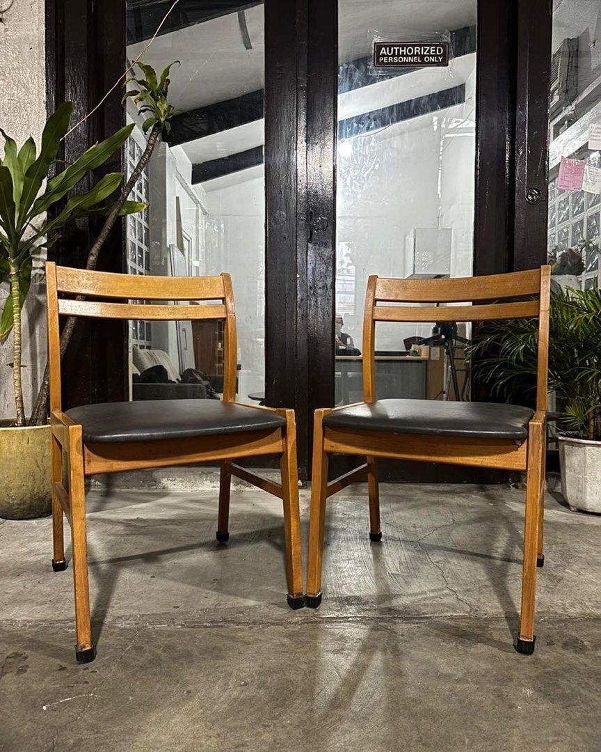 2pcs chairs Japan surplus, Furniture & Home Living, Furniture, Chairs