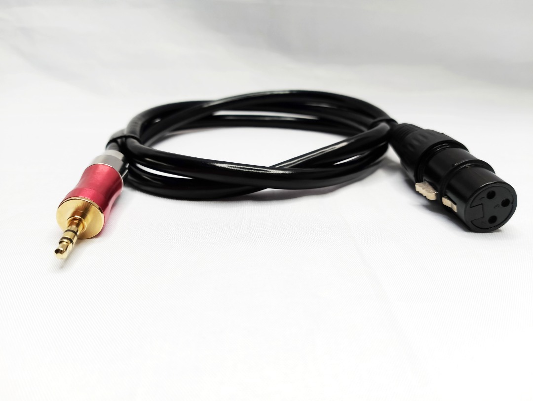 3.5mm (1/8inc) MALE STEREO HEADPHONE JACK to XLR FEMALE AUDIO CABLE on Carousell