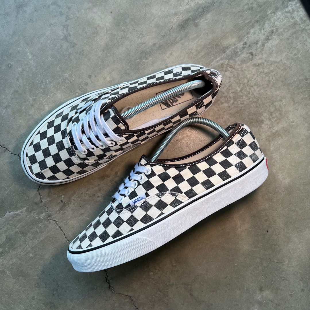 8.5uk Vans Checkerboard