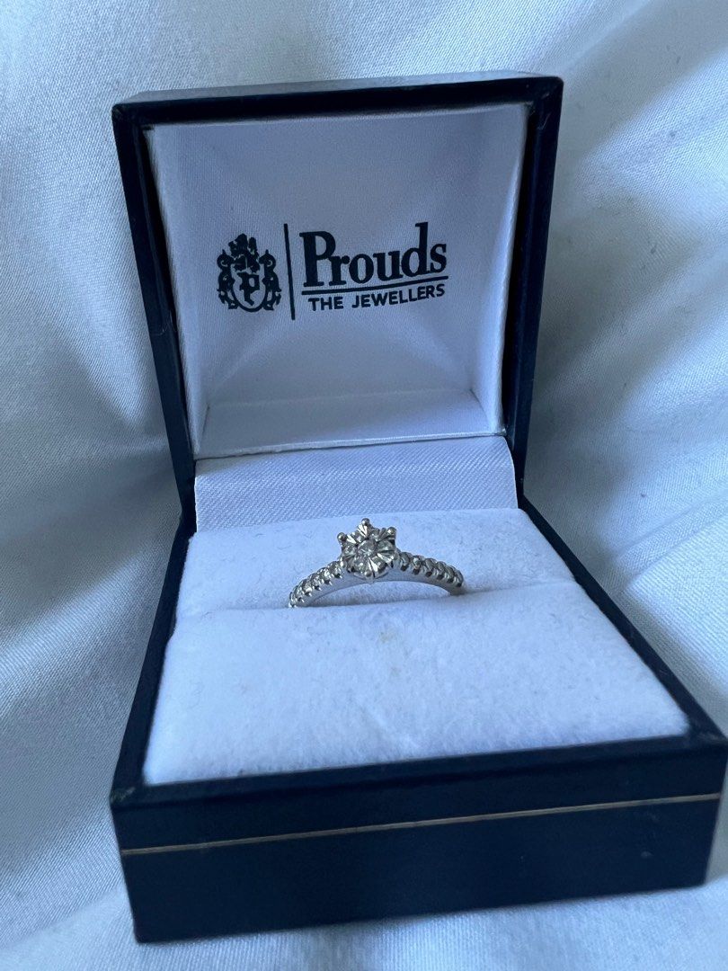 Prouds jewellers store engagement rings
