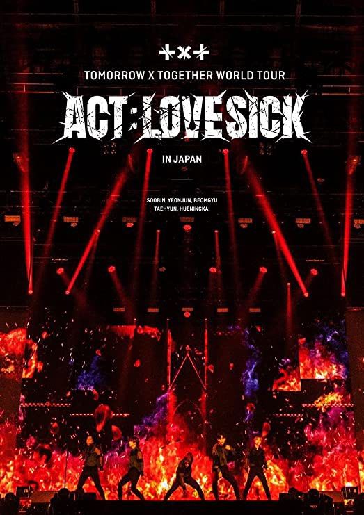 TXT ACT LOVE SICK IN JAPAN 日本初回限定版2 BLU-RAY / 2 DVD