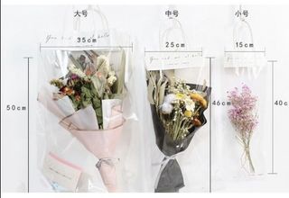 現貨 透明提袋 花藝袋 手作提袋