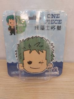 全新 正版 代理版 海賊王 航海王 索隆 珪藻土 杯墊 吸水 one piece 硅藻土 矽藻土 防潮杯墊 飲料杯墊 RORONOA ZORO