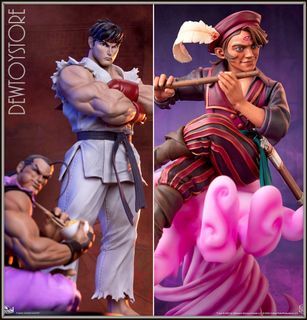 Street Fighter Ryu and Dan Street Jam 1:10 Collectible Set by PCS