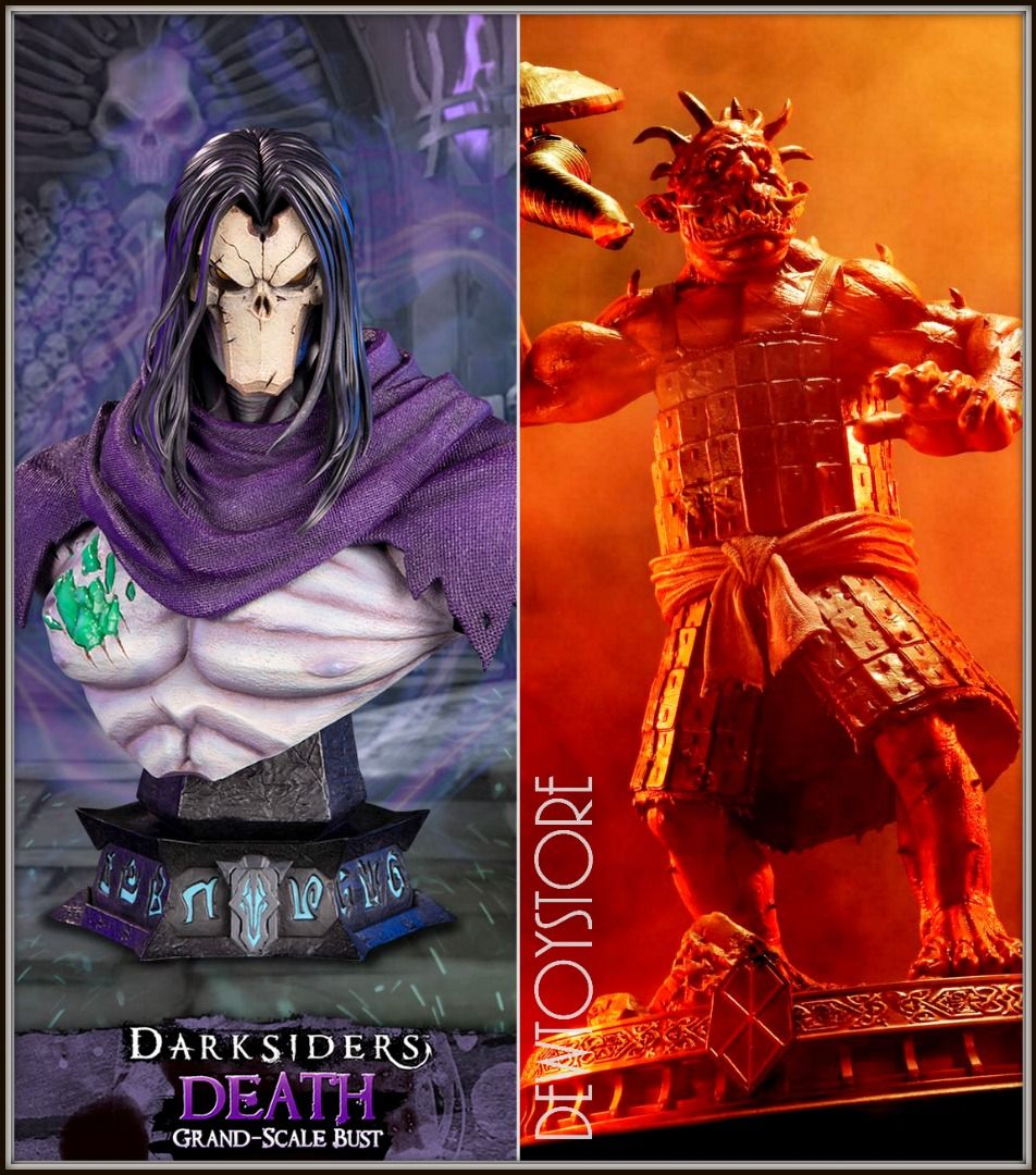 First4Figures – Buste Grandeur Nature Death – Darksiders – Résine – Édition Limitée Numérotée