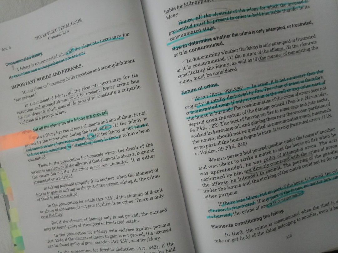 Crim Law Reyes Revised Penal Code On Carousell