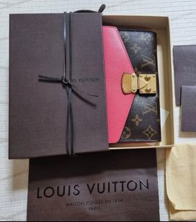 Louis Vuitton Monogram Pallas Compact Wallet with Rose Poudre - A