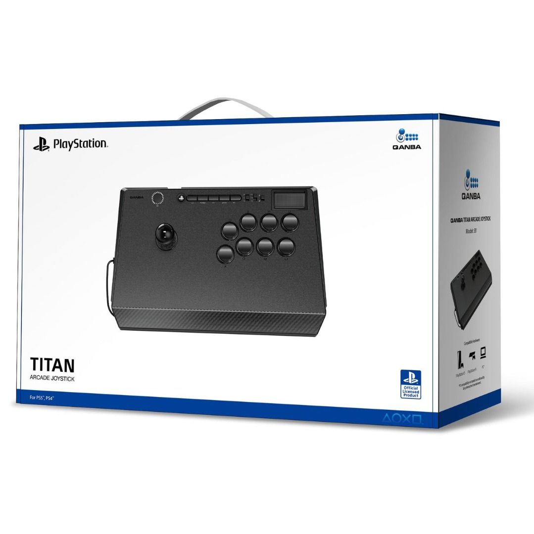 全新包保養) PS5/ PS4/ PC 拳霸街機大手掣QANBA Arcade Joystick TITAN