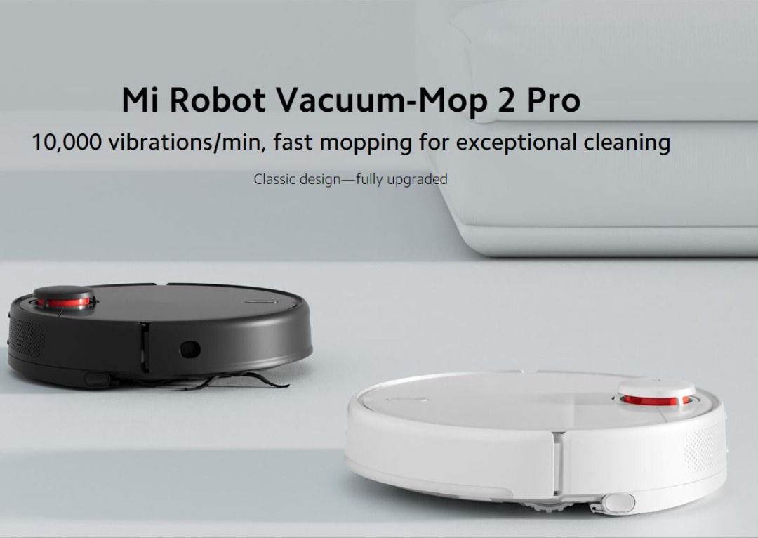 Xiaomi mi robot vacuum hot sale mop pro black