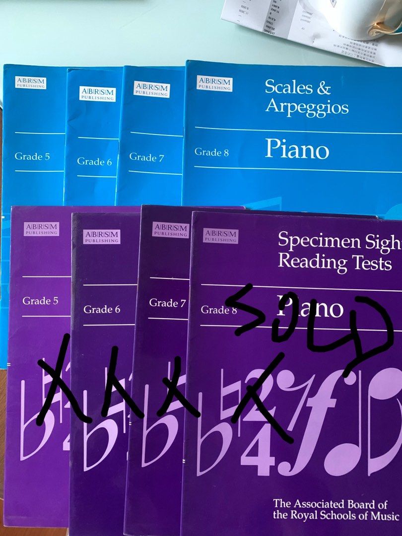 ABRSM Scale book/sight reading, 興趣及遊戲, 音樂、樂器 & 配件, 音樂與媒體 樂譜 Carousell