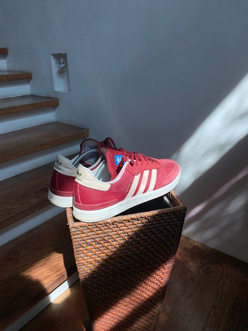 ADIDAS|Samba ADV - Burgundy Colorway (Rare) on Carousell