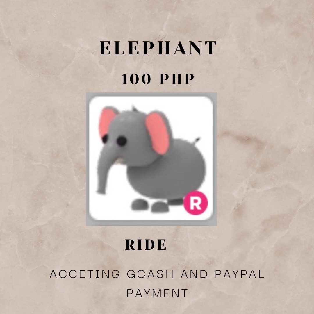 Adopt Me Pets Elephant on Carousell