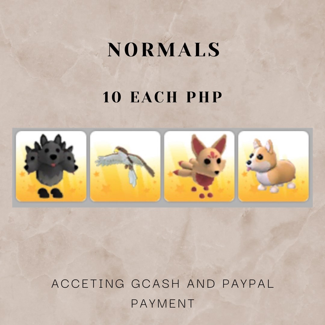 Adopt Me Pets Normals on Carousell