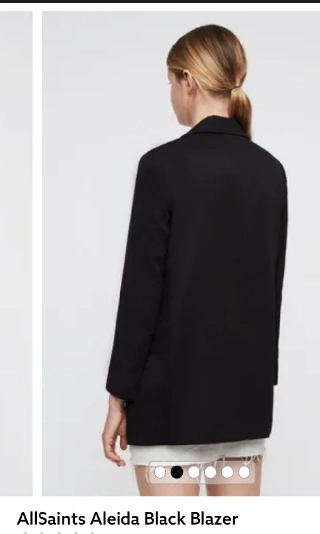 All saints aleida blazer black on sale