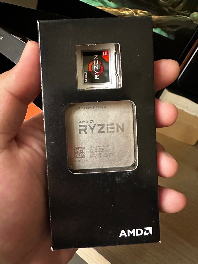 AMD Ryzen 2600x 6-core CPU with box and hsf on Carousell