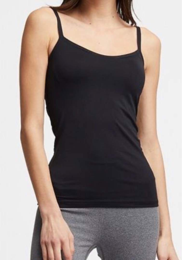 ANN3001: Uniqlo heattech L to XL size bra camisole/ Uniqlo heattech  stretchable tank tops, Women's Fashion, Tops, Other Tops on Carousell