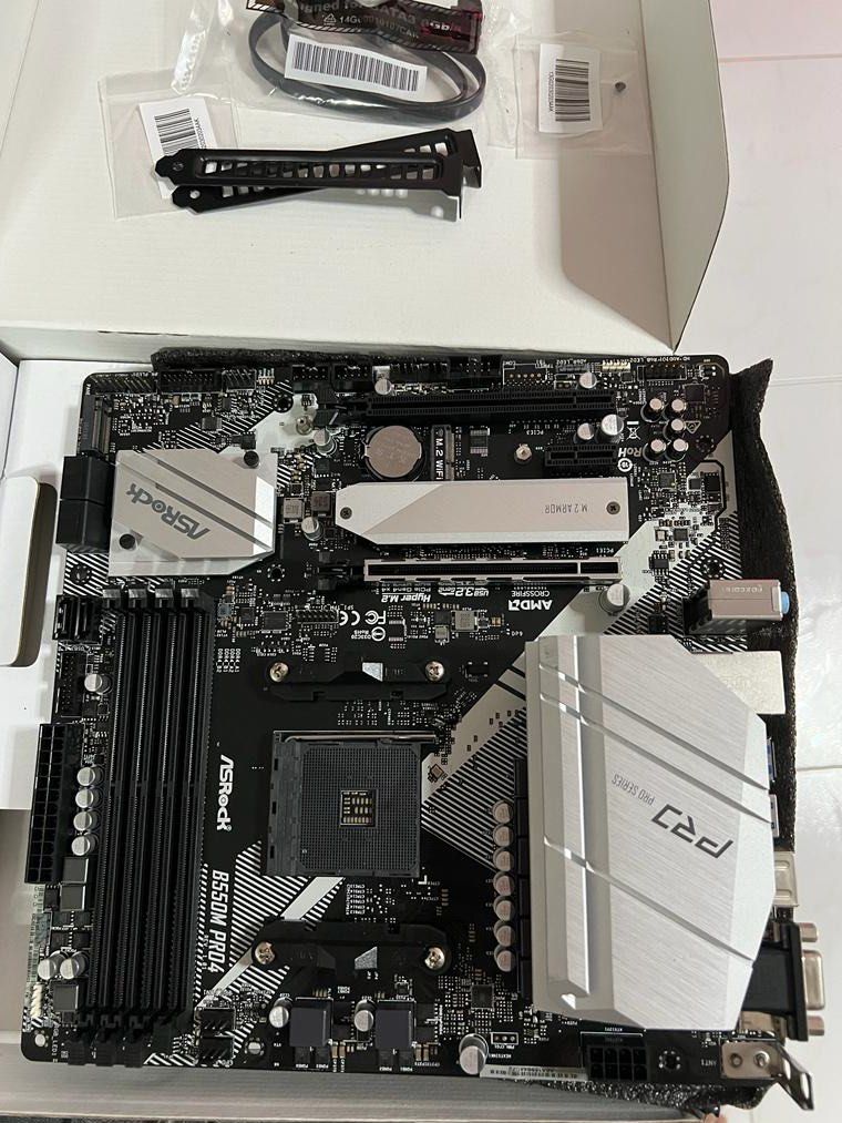 Asrock B550M PRO 4 Motherboard, Computers & Tech, Parts & Accessories ...