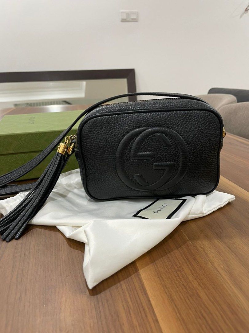 Gucci soho hotsell camera bag black