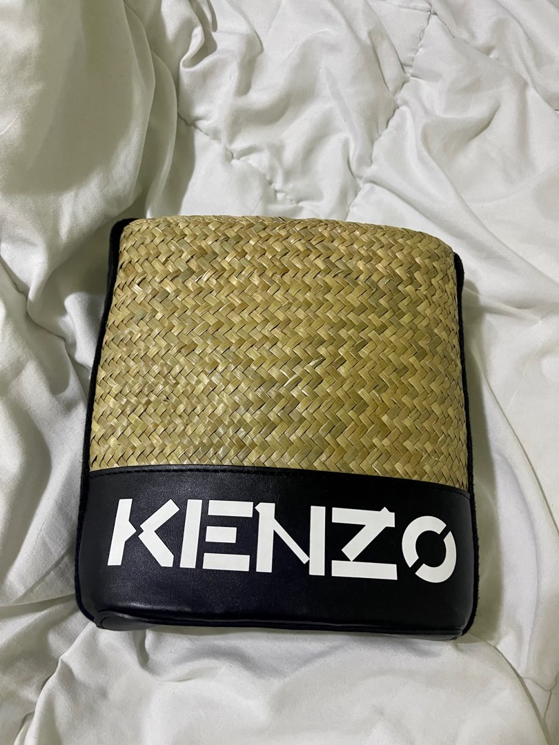 Authentic Kenzo Straw Bucket Bag on Carousell