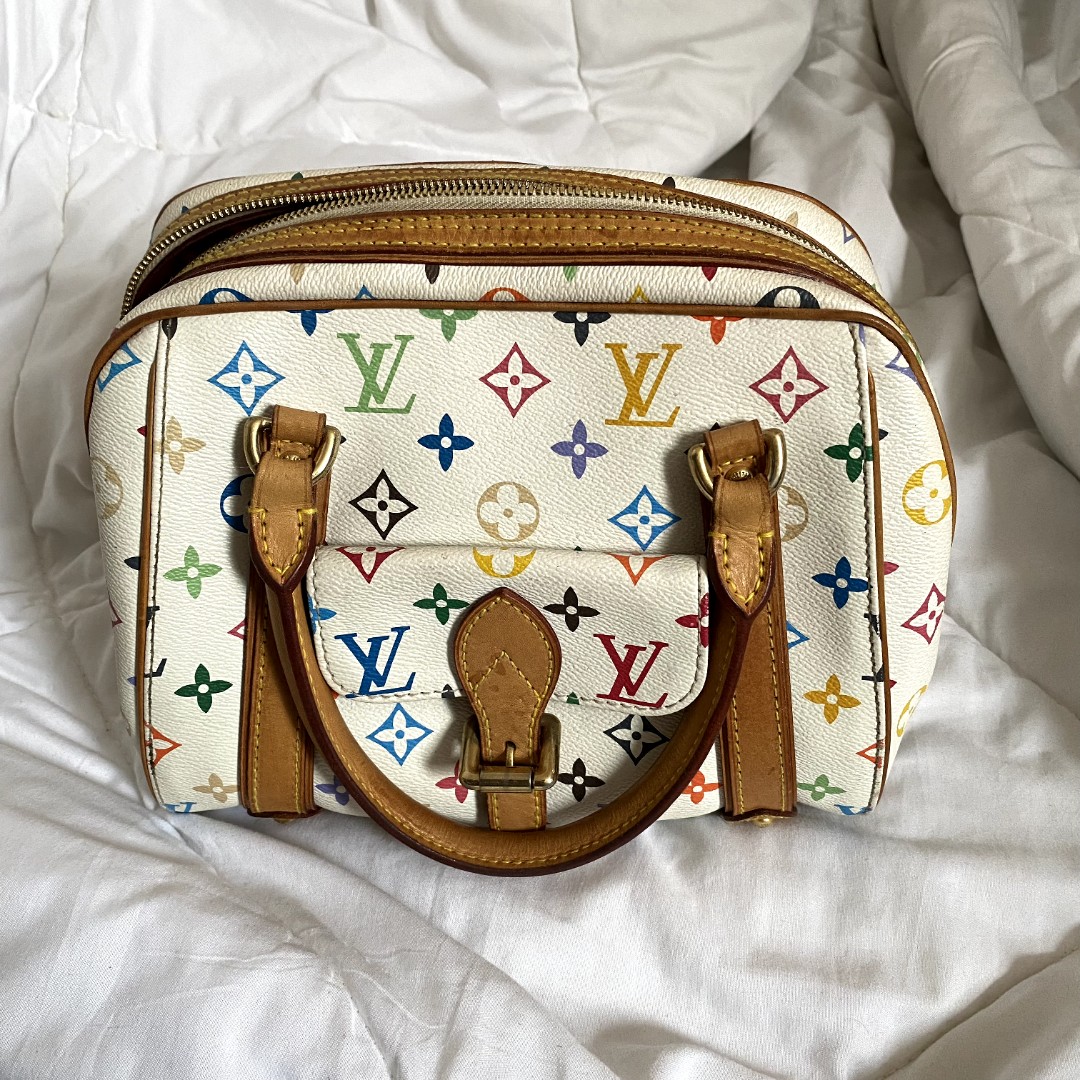 Lv black multicolor monogram canvass priscilla bag, Luxury, Bags & Wallets  on Carousell