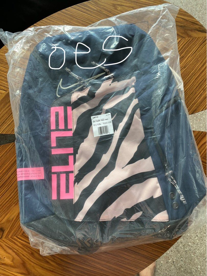 Authentic Nike Elite Pro Hoops (Zebra Print Pink/Blue) Backpack - Available  For Self-Collect, Sports Equipment, Other Sports Equipment And Supplies On  Carousell