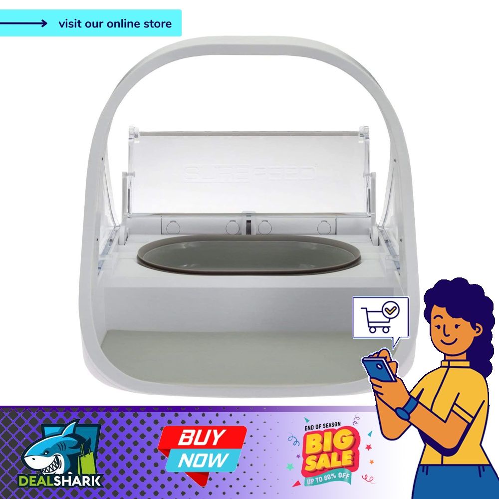 Automatic Pet Feeder Sureflap SureFeed Microchip Pet Feeder MPF001 Suitable for Both Wet and Dry Food Bonus eOutletDeals Pet Towel Pet Supplies Homes Other Pet Accessories on Carousell