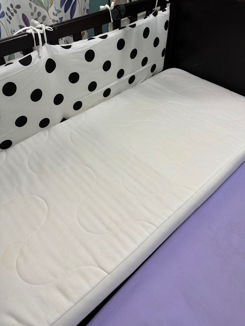 Ikea Baby cot and ikea mattress, Babies & Kids, Baby Nursery & Kids