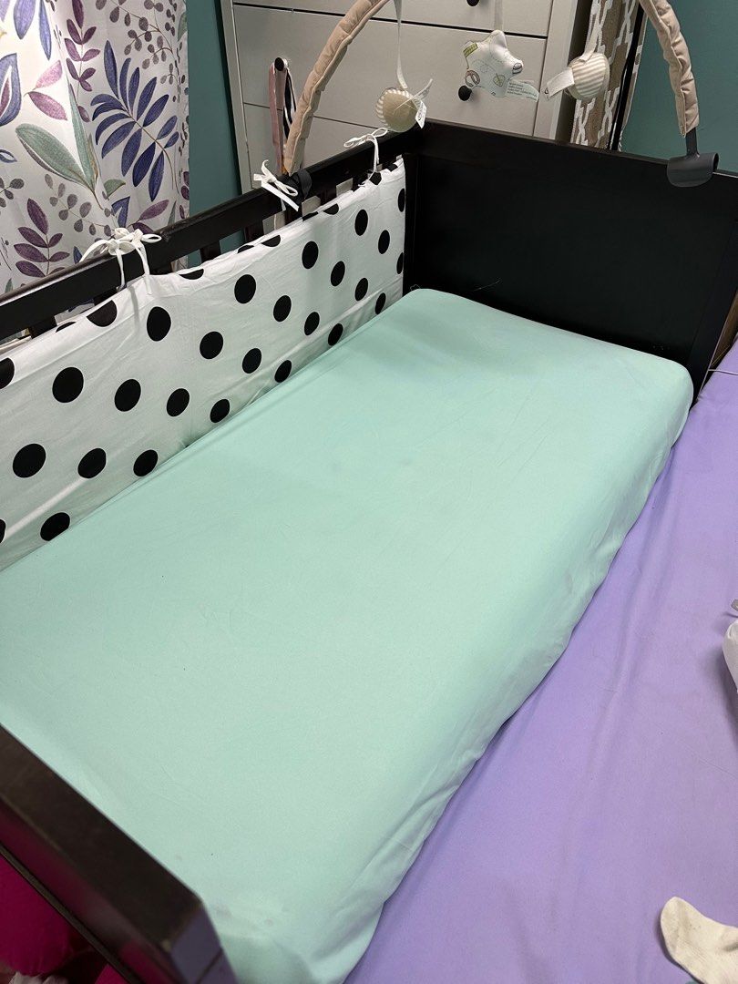 Ikea Baby cot and ikea mattress, Babies & Kids, Baby Nursery & Kids